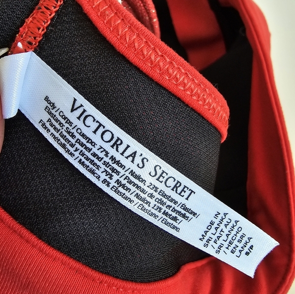 Victoria's Secret S Red Women's Sports Bra - Picture 5 of 7